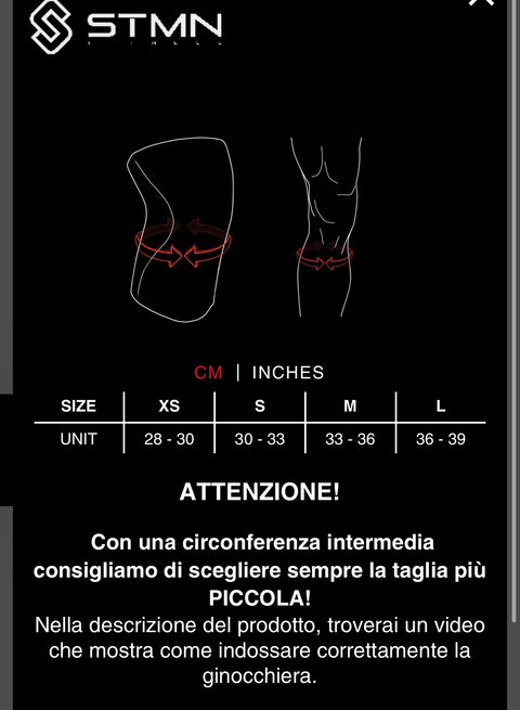 Ginocchiere Stamina 7mm Unisex